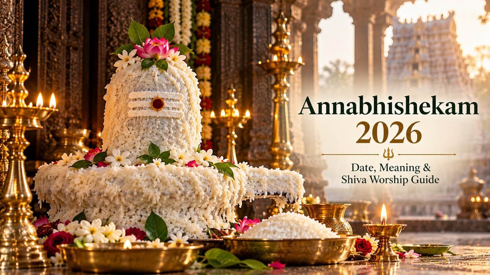 annabhishekam on shiv ling